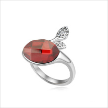 VAGULA anillo de boda de diamante de galjanoplastia del rodio de diseño del OEM de fábrica China